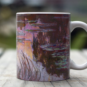 Ceramic Mugs Claude Monet Water-Lilies, Setting Sun