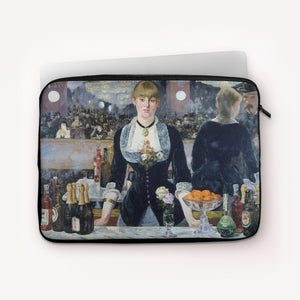 Laptop Sleeves Edouard Manet A Bar at the Folies Bergeres