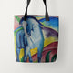 Tote Bags Franz Marc Blue Horse I