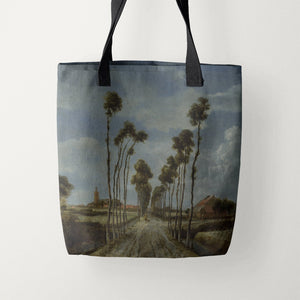 Tote Bags Meyndert Hobbema The Avenue at Middelharnis