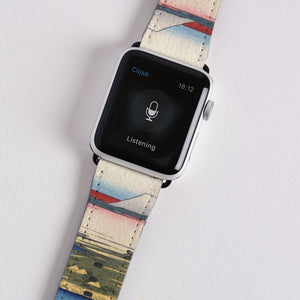 Apple Watch Band Utagawa Hiroshige Wild Goose Hill and the Tone River