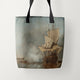 Tote Bags Willem Van de Velde Cannon Shot